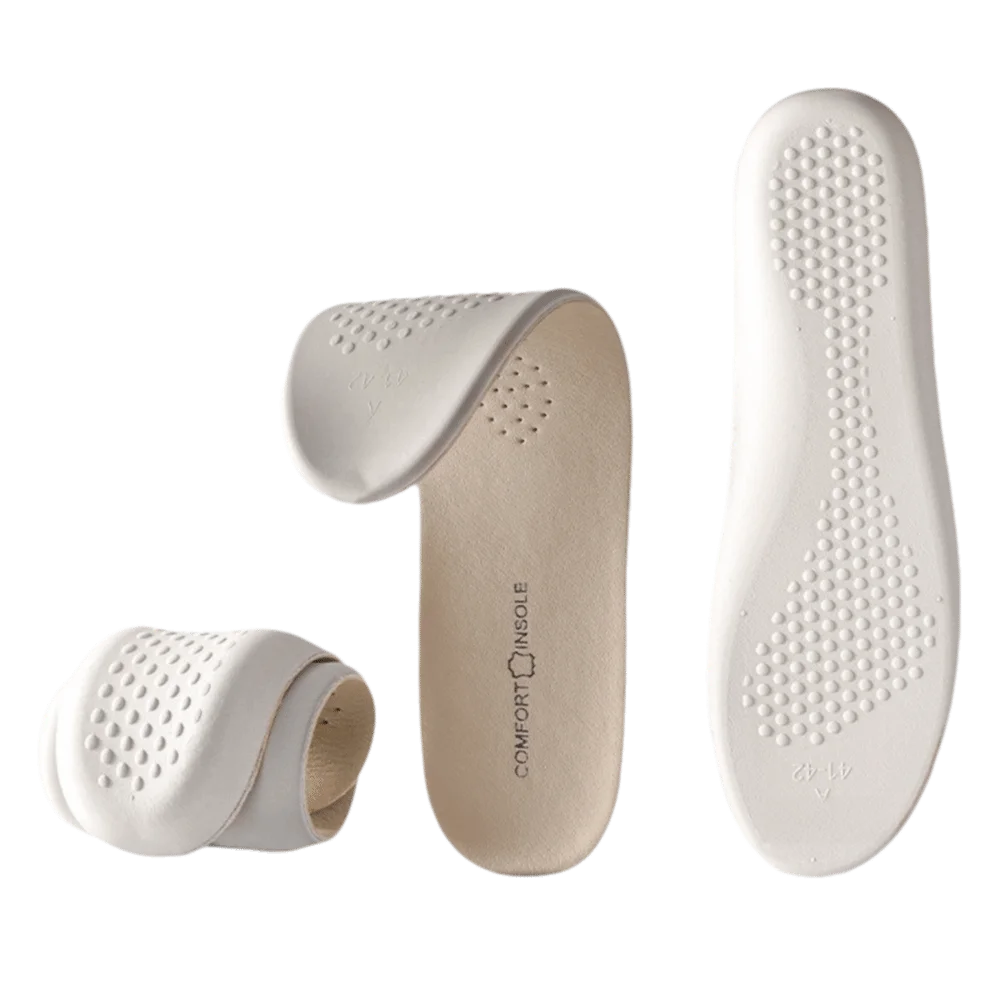 Durable Leather Latex Sports Insole Shock Absorbing Breathable Cowhide Insoles Soft Padding Foot Care Arch Support Insoles