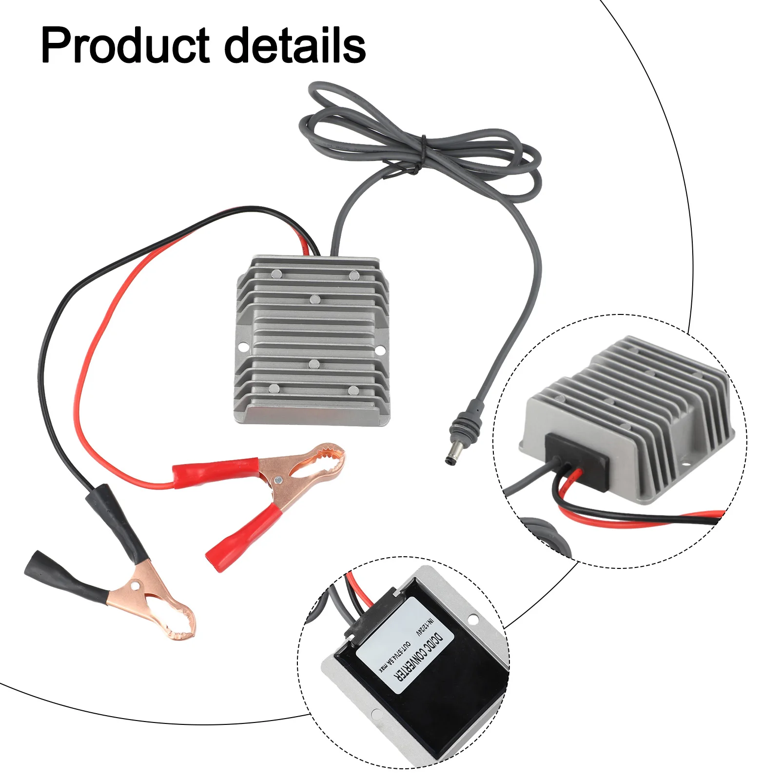 57V Power Supply Power Cable Output Power 256.5W Short Circuit Protection Reliable Power Solution For Devices 74*74*32mm