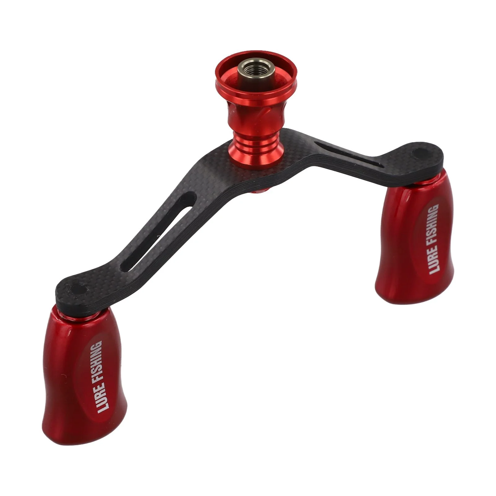 Carbon Fiber Double Rocker Handle 25g With 2 Bearings Grip Ball For Daiwa Fuego Exceler Caldia Prorex Taula Luvias Airity Certat - view 2