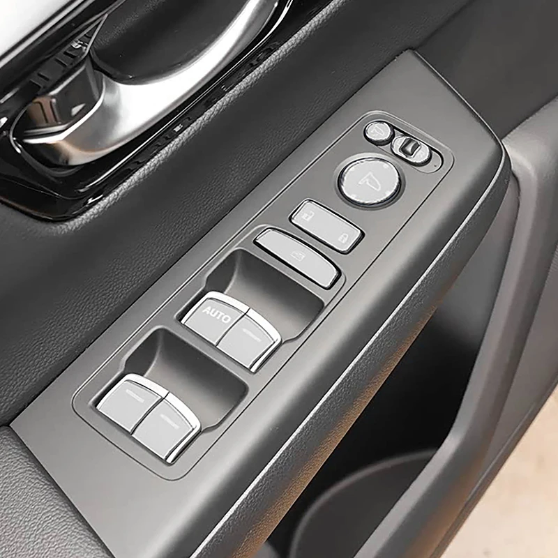 

Aluminium Alloy Window Glass Lifting Buttons Decals Decoration Cover Trim For Honda CRV 2023 Car Styling Interior Accessories