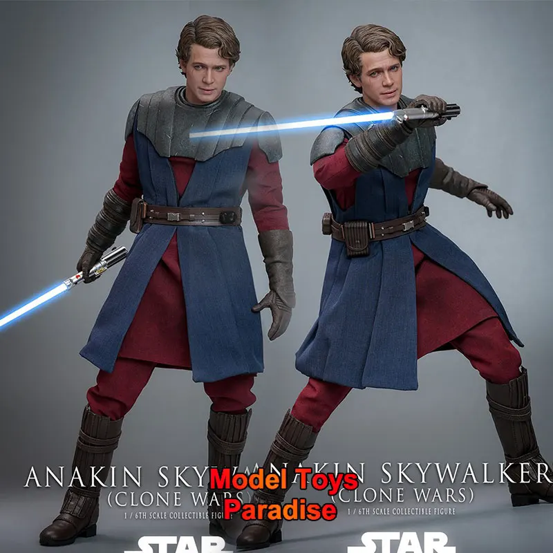 

HOTTOYS HT TMS129 1/6 Collectible Toys Anakin Skywalker Star Wars Ahsoka Men Soldier 12Inch Full Set Action Figure Model Gifts