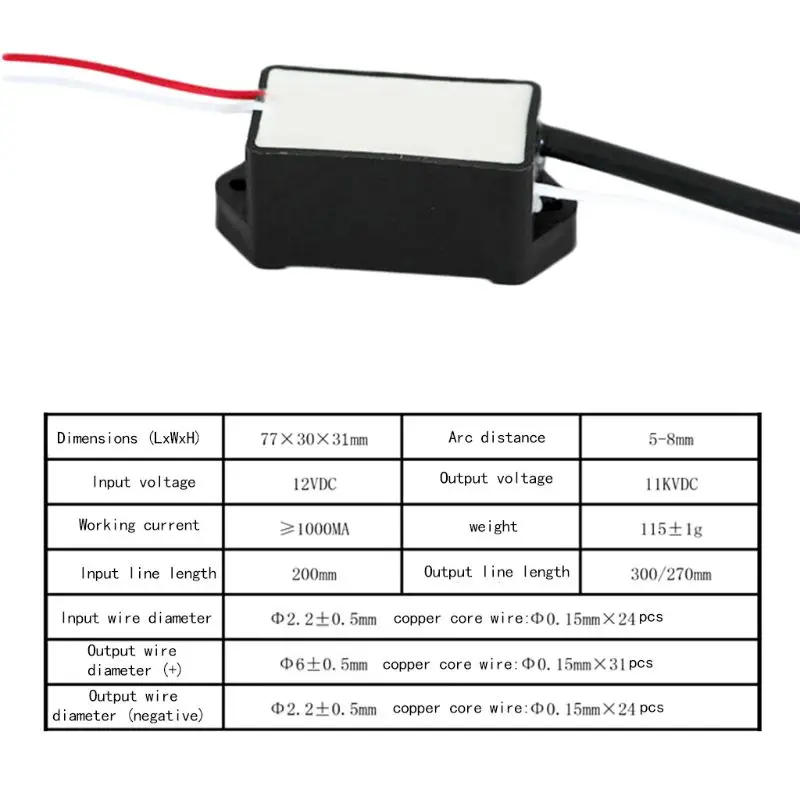 Smoke Machine Igniter for Dc Igniter High Pressure Pulse Generator Inverter Module for DC Transformer Converter Mod DropShipping