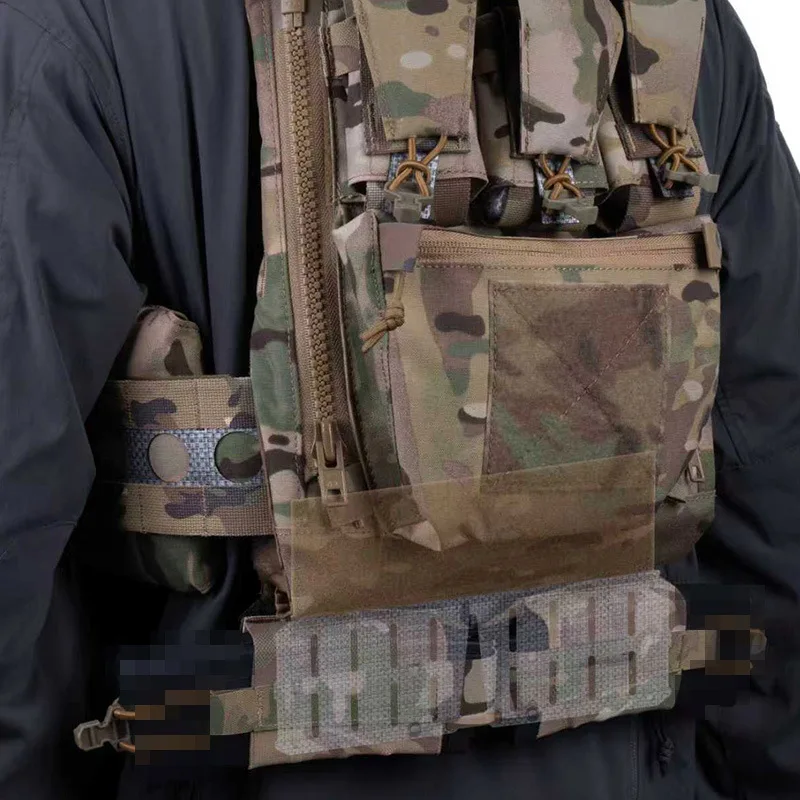 Tactical MOLLE Drop Expander Wing Vertical Extension Panel Lower Hanging Component For Plate Carrier Outdoor Airsoft Hunting
