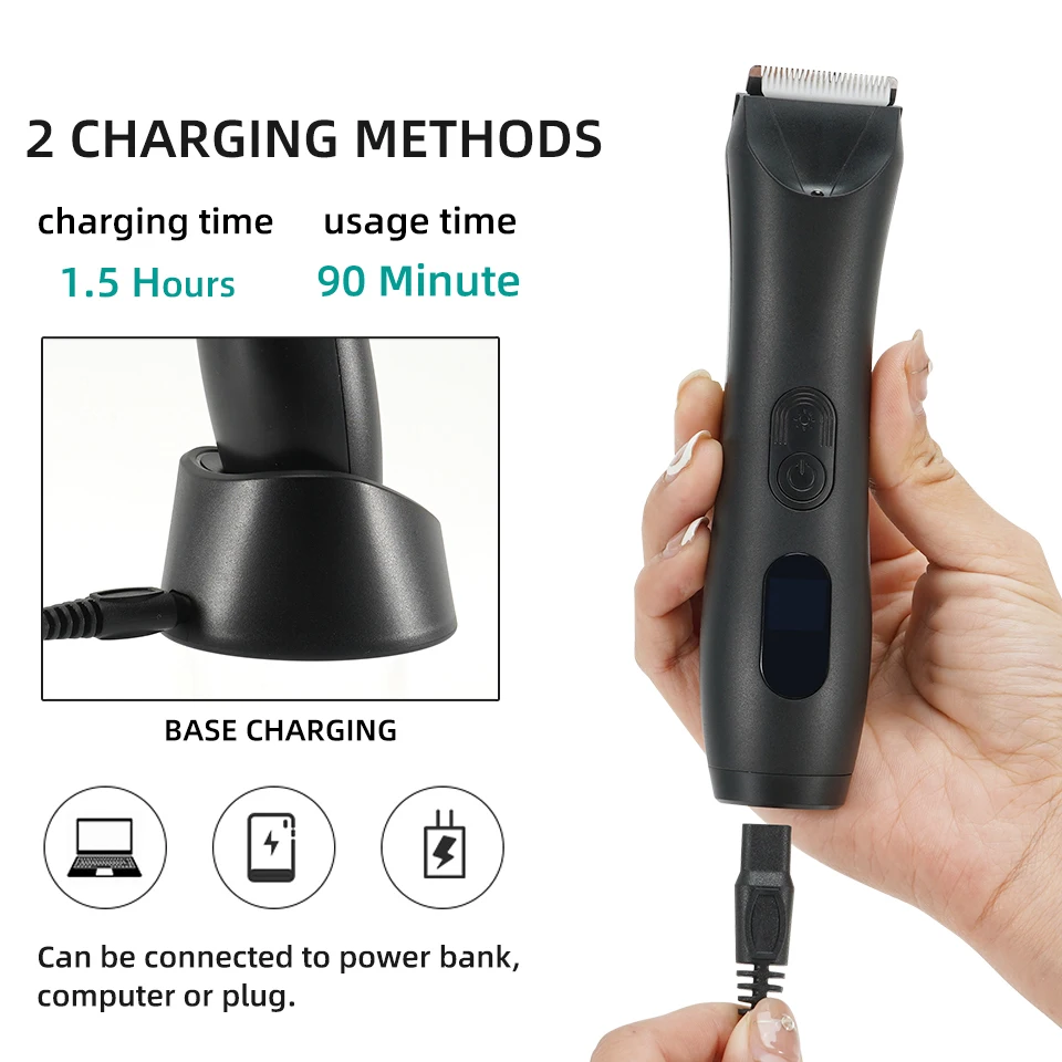 جديد منطقة الفخذ الشعر المتقلب جزازة العشب السيراميك شفرة مقاوم للماء الرطب الجاف كليبرز العانة الإبط الجسم الشعر في نهاية المطاف النظافة الحلاقة