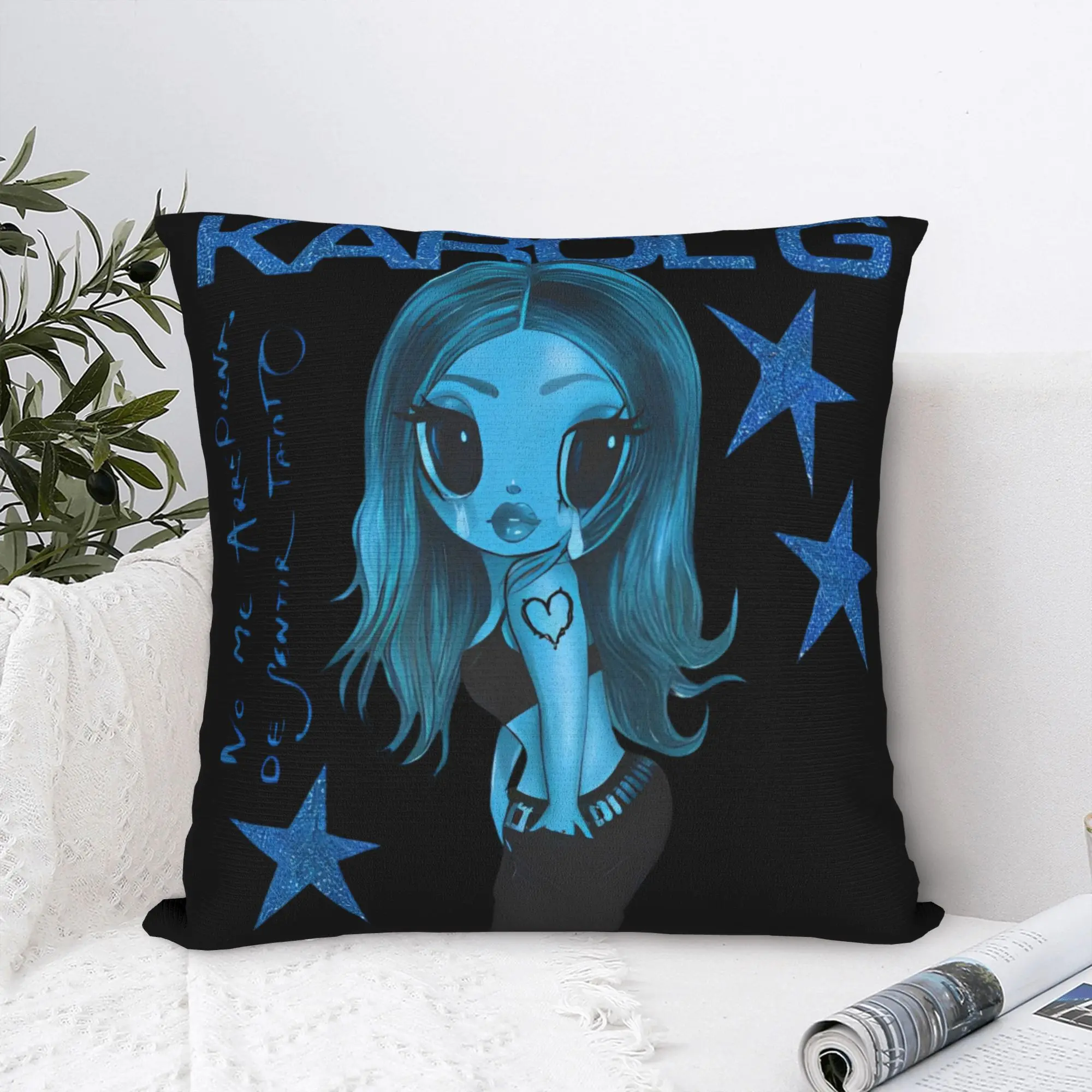 Bedroom Decor No Me Arrepiento De Sentir Tanto Karols G NMADST  Pillowcases Merch  Pillow Covers Square Multiple Sizes