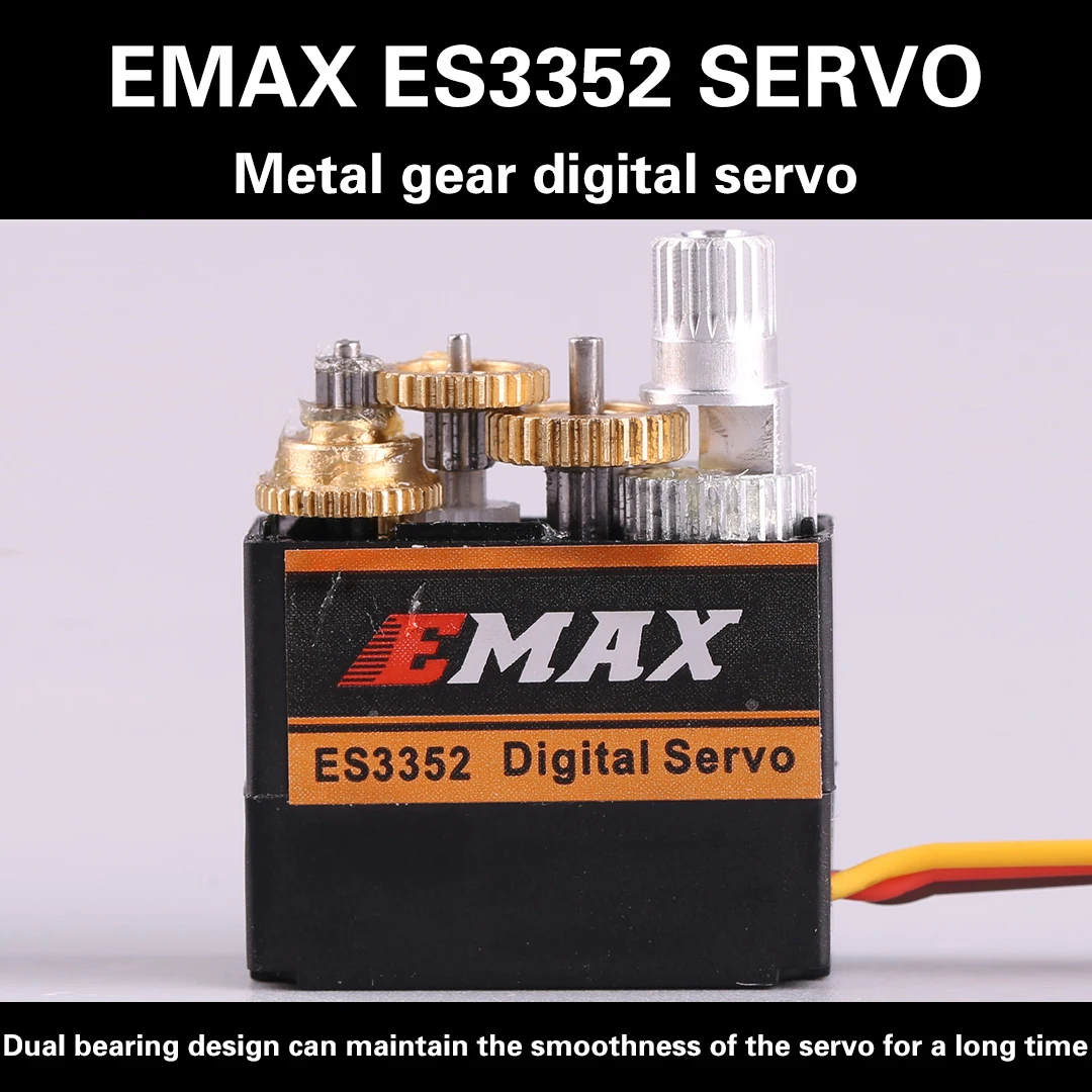 

Emax Aeromodel ES3352 9 мм ультратонкие металлические зубья цифровой сервопривод руля для модели планера с неподвижным крылом