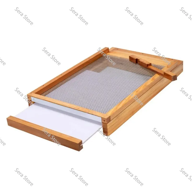 Ten frames of beehives are specially drawn to the bottom of the movable bottom to boil wax beehive