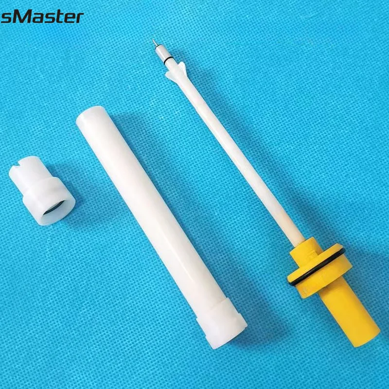 sMaster Manual Electrostatic Powder Coating Spray Gun Flat Jet Nozzle Amd Round Lengthened Pole for Wagner X1