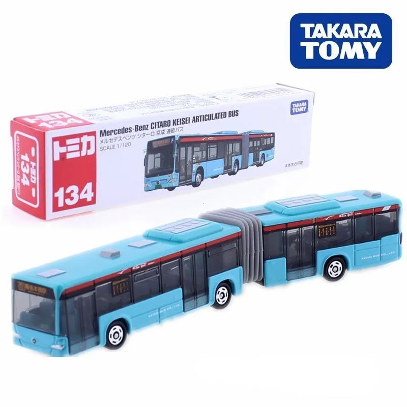 

TAKARA TOMY Tomica No 134 Keihan Mercedes Benz Articulated Bus Alloy Simulation Car Ornament Collectible Gift