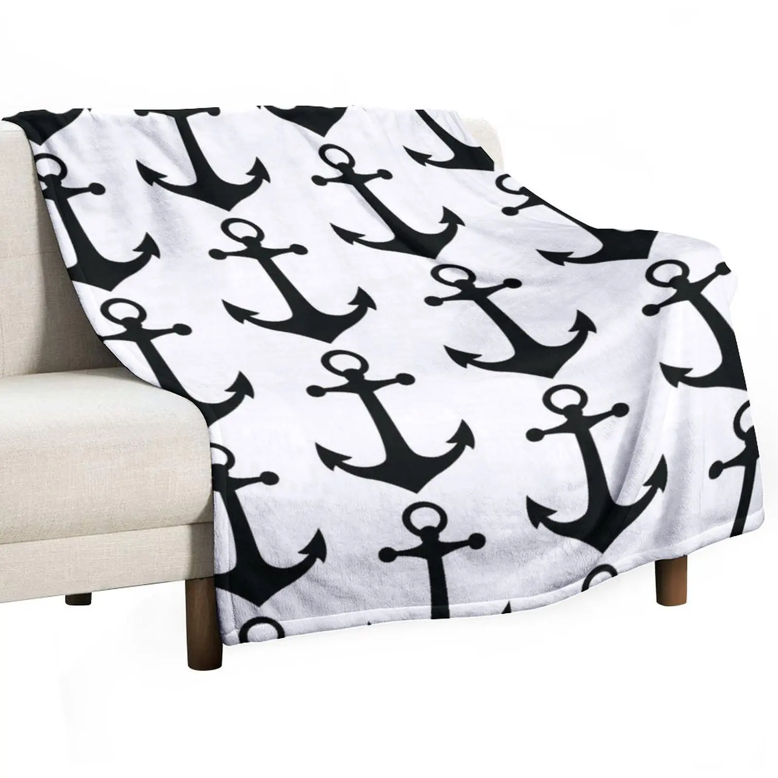 

anchor Throw Blanket Beach Picnic Blankets