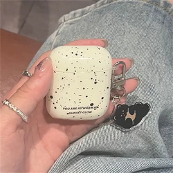 Cute Ink Splashing Dog AirPods 3 Protective Case AirPods 2 Generation Apple Bluetooth Pro Earphone Cover Ins