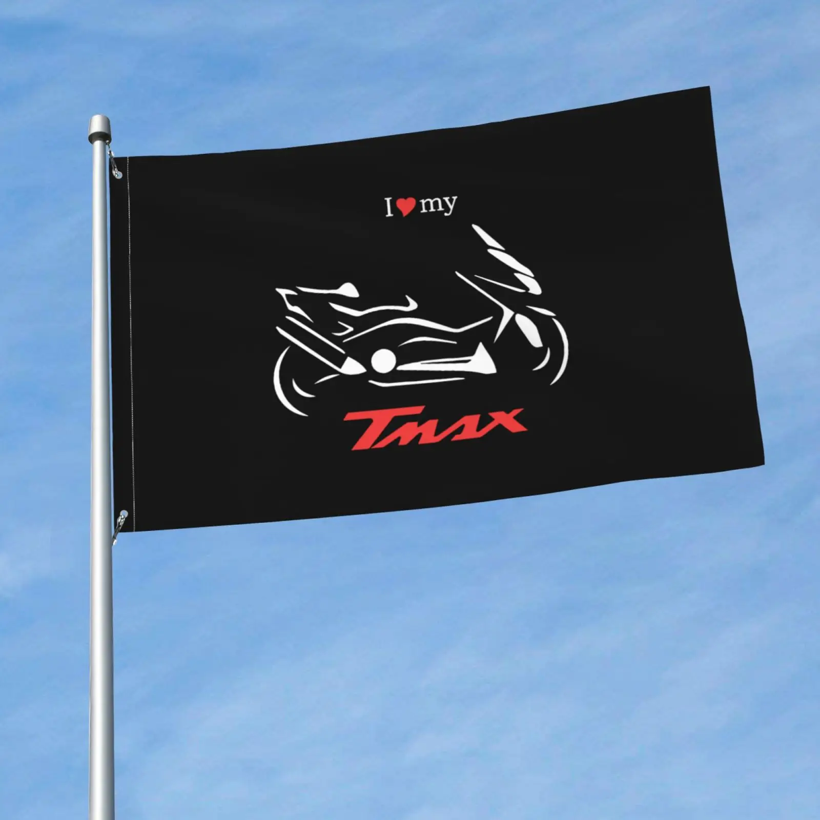 Tmax Maxi Scooter Line Flag Banner Flying Cars Club Sports Club Club Decoration Company Advertising