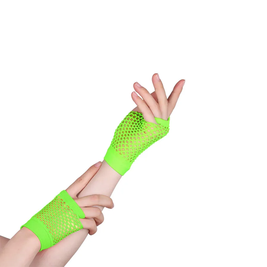 Halloween Sexy Akcesoria Lata 80. Damska Koronkowa Opaska Kolczyki Kabaretki Rękawiczki Naszyjnik Bransoletka na Imprezę Retro Lata 80. Sexy Dziewczyna