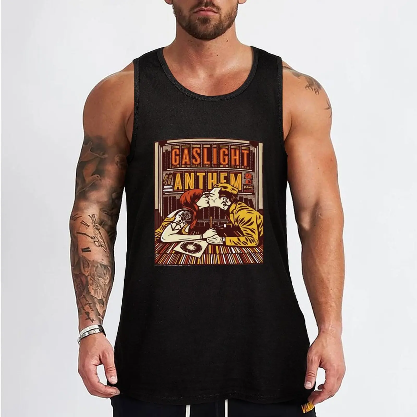 Gaslight Anthem 1(9) Tank Top gym accessories man t-shirt for men summer 2024 Men's summer t-shirt