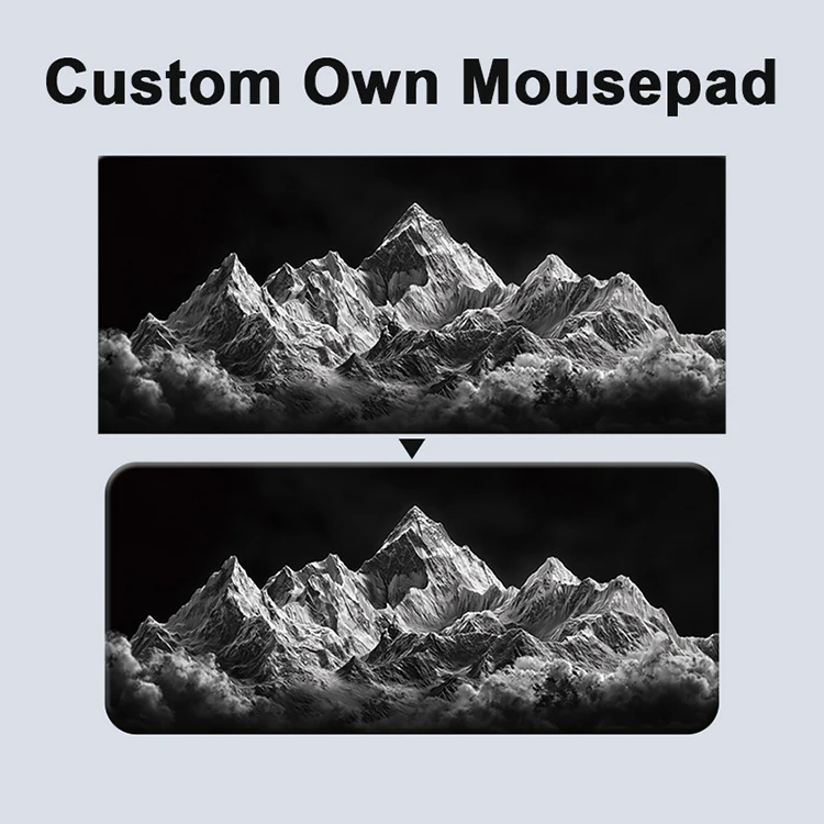 Custom 2mm Thick Rectangular Gaming Mouse Pad High‑Quality Logo Sublimation Print Comfort Office Desk Mouse Mat