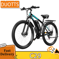 DUOTTS C29 Electric Bike 29 Inch 750W Mountain Bike 48V 15Ah Battery 50km/h Max Speed for 50km Range