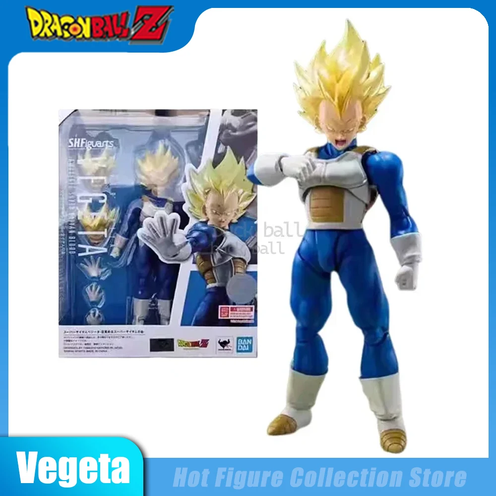 

Bandai Original Shf Vegeta Figure Dragon Ball Action Figures Super Saiyan Vegeta Anime Figurine Pvc Gk Doll Kids Toys Gifts