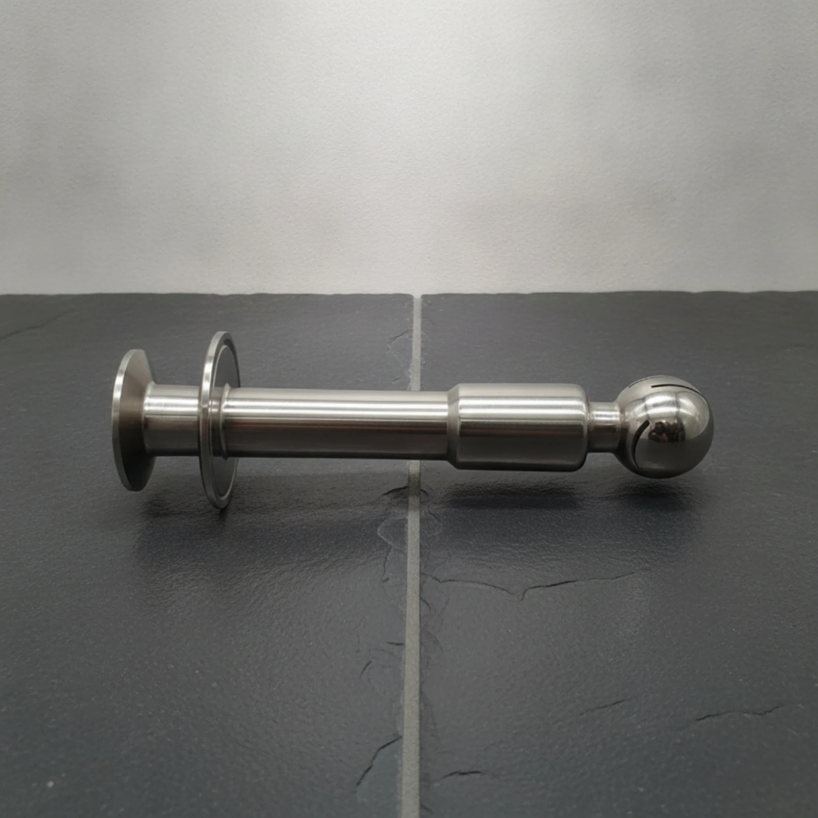 Tankreinigungsball mit Tri-Clamp Schnellanschluss, polierte Hardware, 360 Grad drehbar, für Brauer, Fermentationstanks