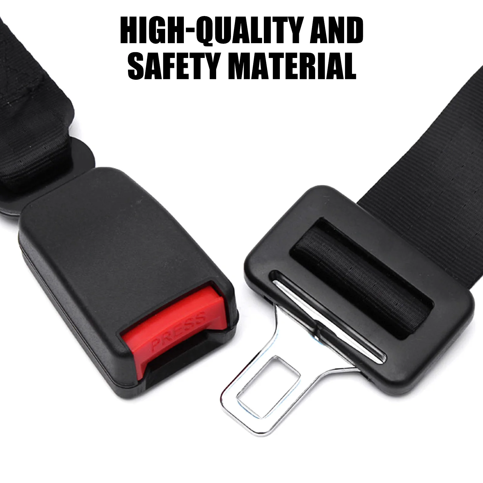 High Quality Adjustable Car Seat Belt Buckles Extender Extension 25-80CM Inch Convenient Car Belt Extension Extender Strap