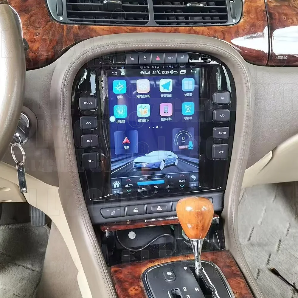 

9,7-дюймовый радиоприемник Android 13 для Jaguar C-TYPE C TYPE S-TYPE S TYPE 2004-2009 CarPlay WIFI Вертикальный GPS Мультимедиа Стерео GPS
