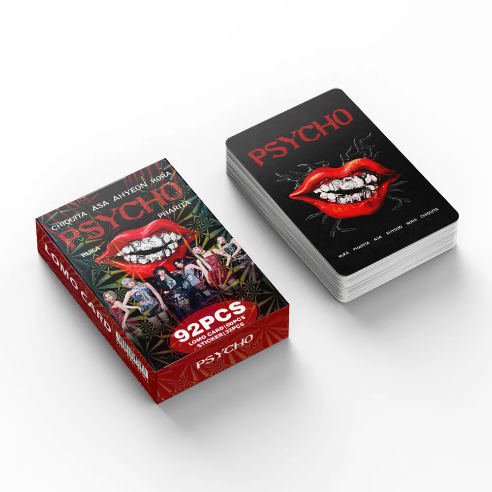 92 قطعة/المجموعة فتاة مجموعة الطفل الوحش ألبوم جديد لومو بطاقات نفسية HD بطاقات الصور نذهبوا بطاقة الصور لجمع هدايا المشجعين #4