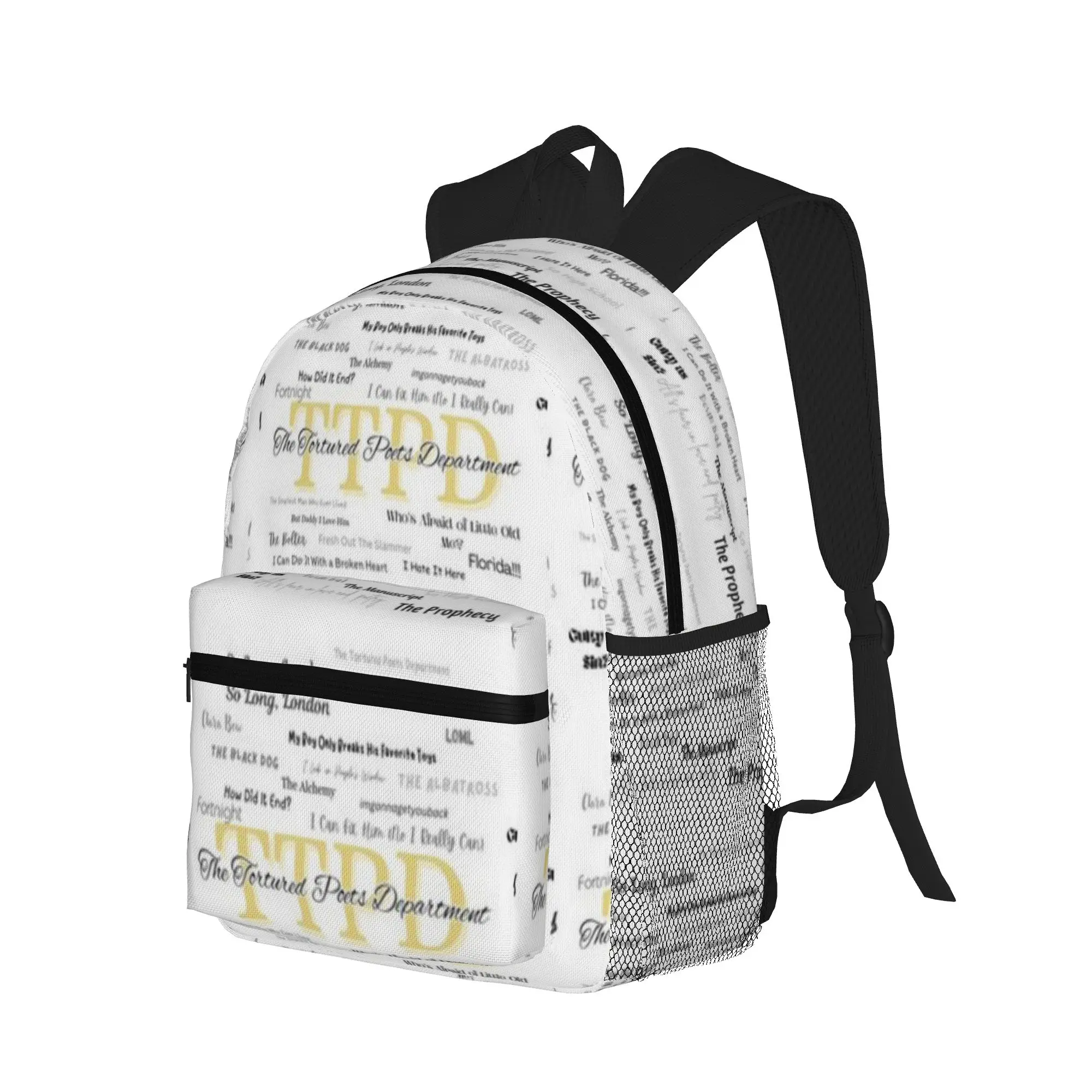 TTPD album (white background version)  Casual Backpack for Students and Adults Feminina backpack