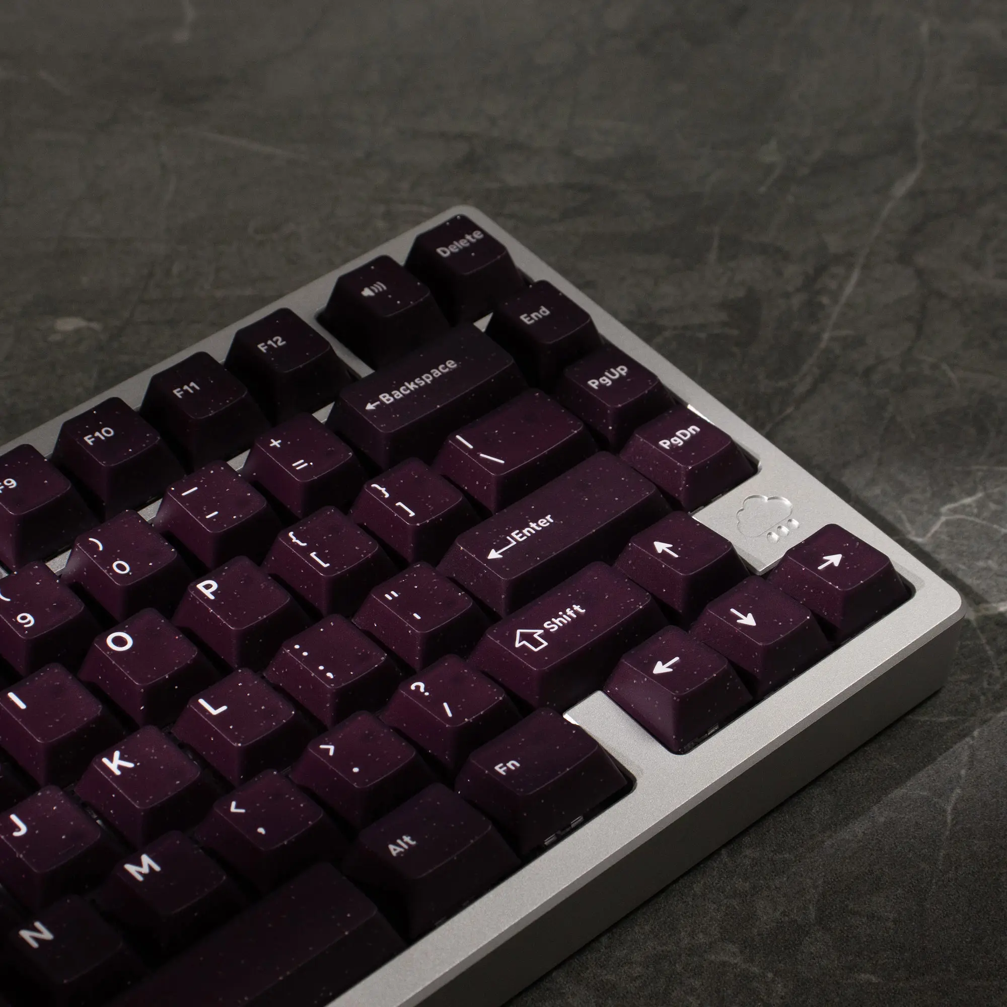 166 Keys Vior Purple Translucent Keycaps for Mechanical Keyboard ABS Double Shot Cherry Profile AULA F75 Ajazz GK61 Anne Pro 2