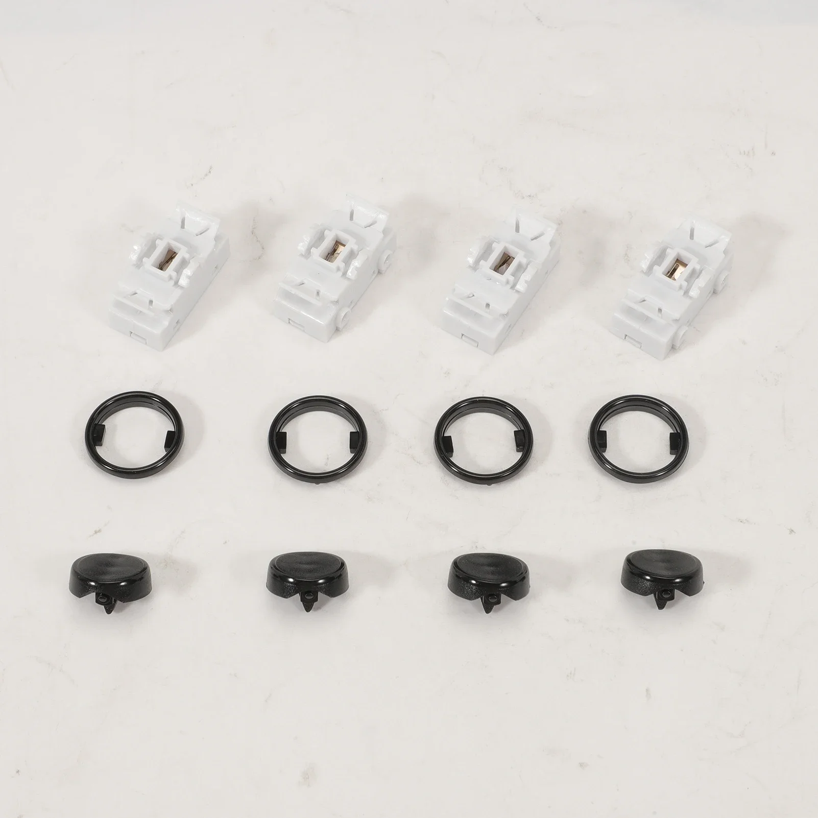 4 PCS Rocker Switch Round Rocker Switch Recessed Lights Switch 43.409 FOR Lamp Rocker Under-Unit Lights in the Kitchen