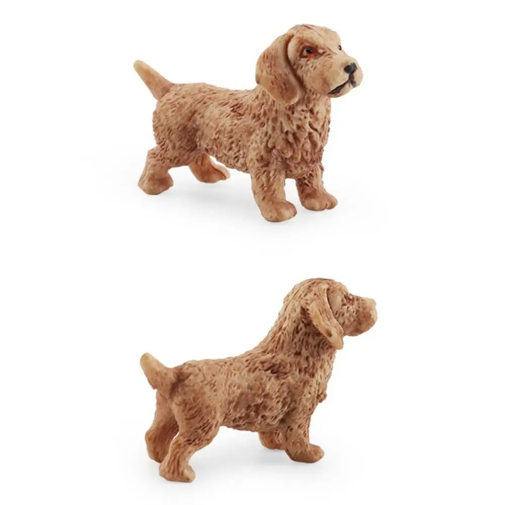 Figuras realistas de animales para perros, figuras de cachorros de Golden Retriever, Mini figuras de perros Husky pintadas a mano, figura de acción de perro, regalo para niños