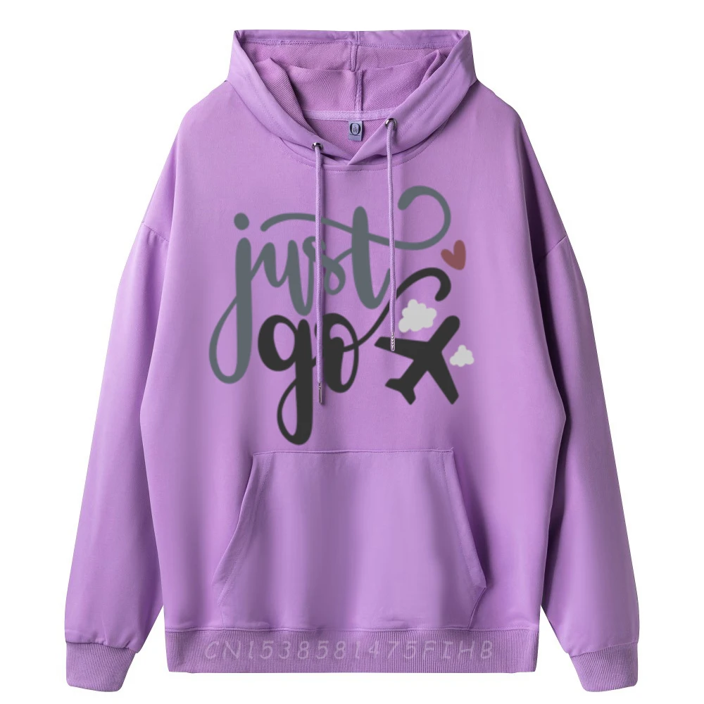 Just Go Green And White Graphic Hoodies Man Mens Gifts Family New Pullover Hoodies