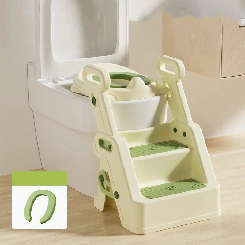 Bangku Tangga Latihan Toilet Anak – Riser Kursi Potty Lipat Anti Selip untuk Anak Laki-Laki/Perempuan Mendukung 60kg – Penggunaan di Rumah/Perjalanan