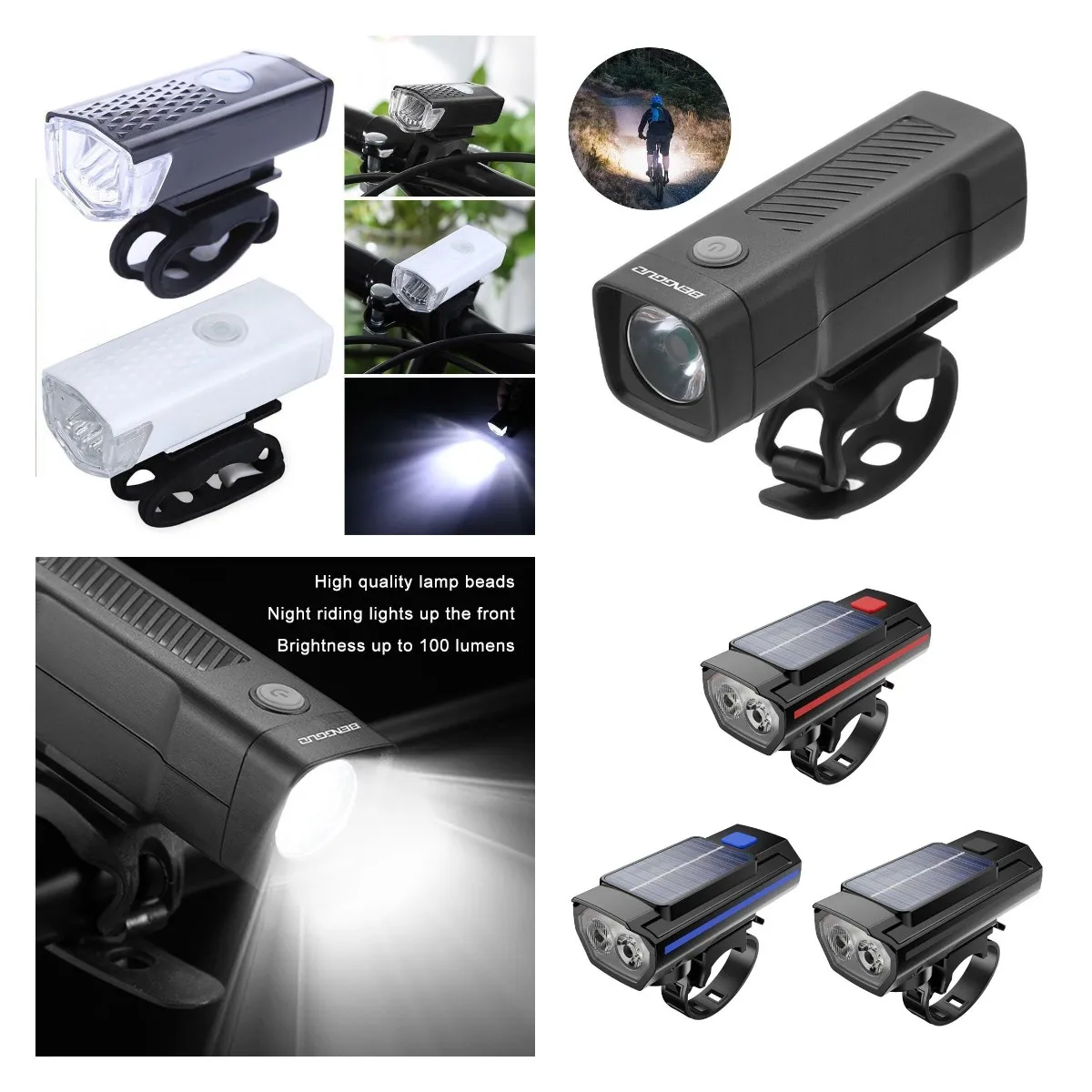 High-end Bicycle Front Light Raptor 1800/3000 Lumens Wireless Remote Control Bike Headlight Auminium Anti-Glare Bike Front Light