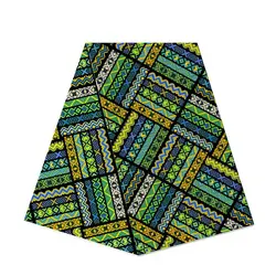 Tela de algodón con estampado Dashiki para manualidades, estampado de cera, Ankara, Nigeria, África, moda