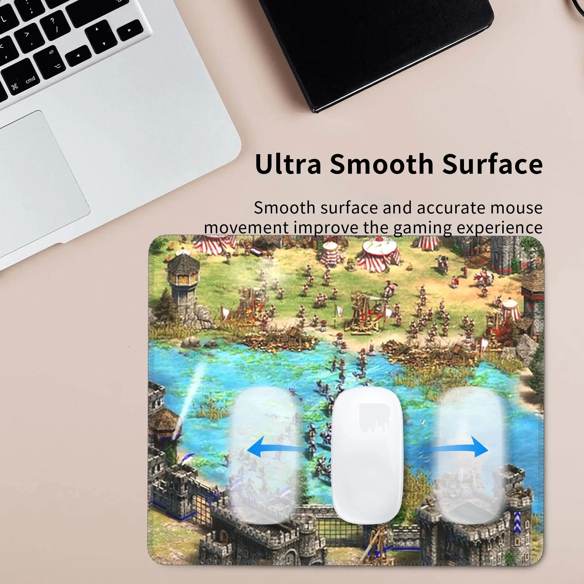 لوحة ماوس Age of Empires 2 Battle over Sea، لوحة مفاتيح الكمبيوتر، حصيرة الماوس، ألعاب الكمبيوتر المحمول، حصيرة مكتبية، ملحقات المكتب، مفارش الطاولة