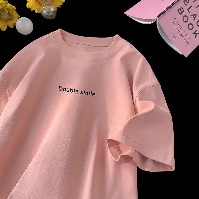 Tendência impressão camiseta feminina senhora tshirts verão manga curta camiseta impressão casais presentes de aniversário topo de colheita camiseta feminina