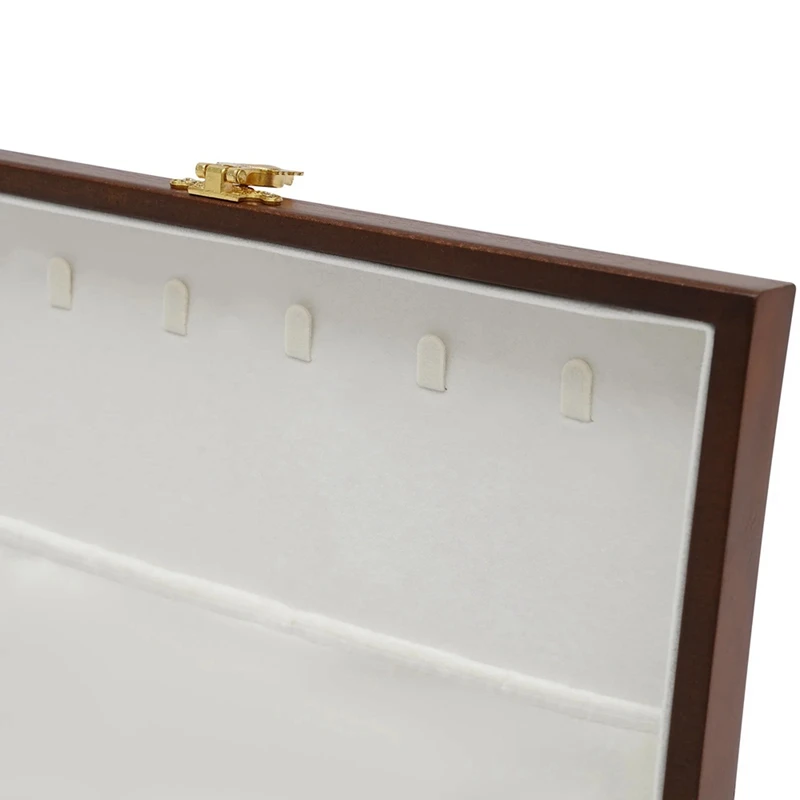 Caixa vintage para quarto, Organizador de joias escuras, Colar e pulseira gaveta