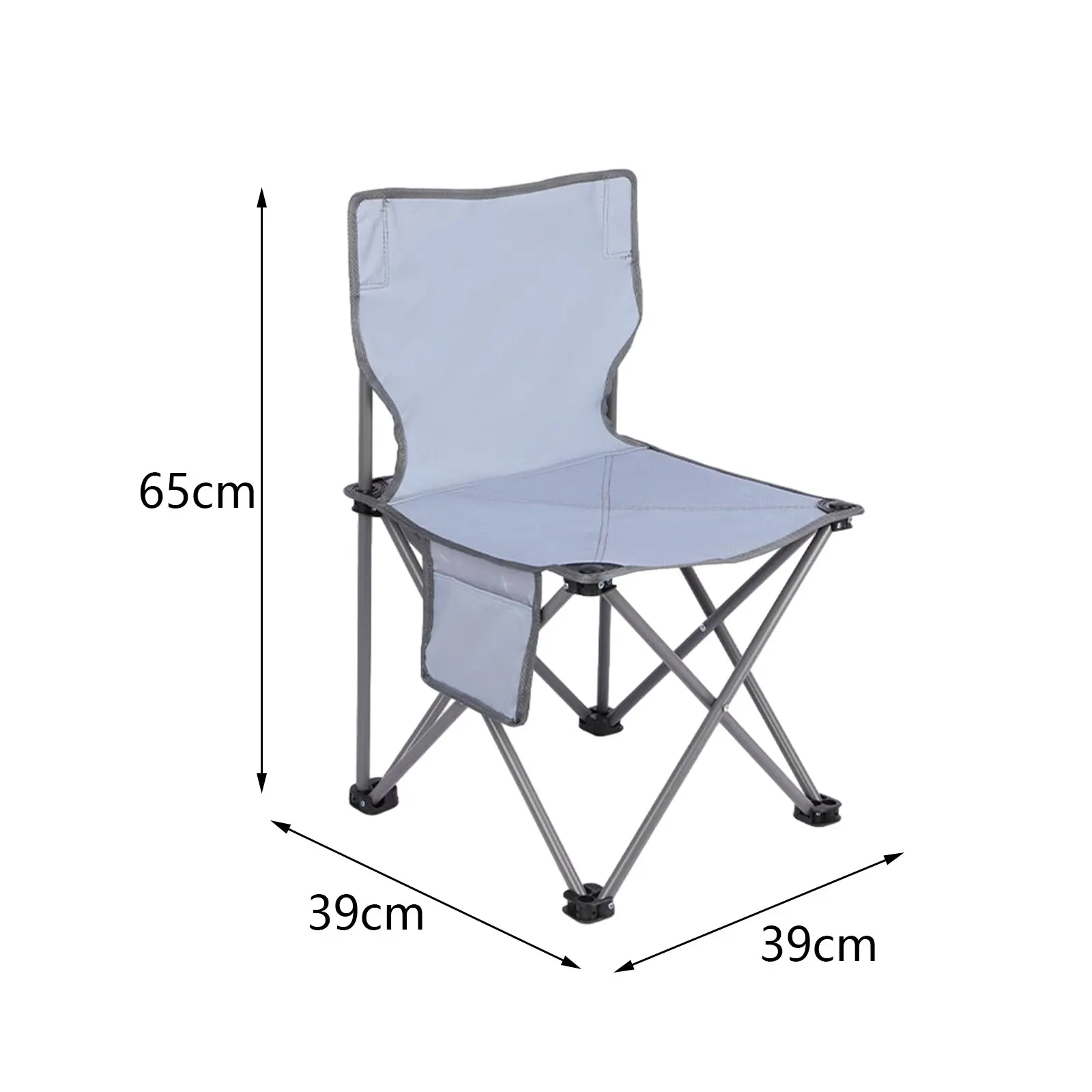 Portable Camping Chair Outdoor Folding Chair Furniture Folding Chair For Park Garden Patio Convenient Fishing Chair