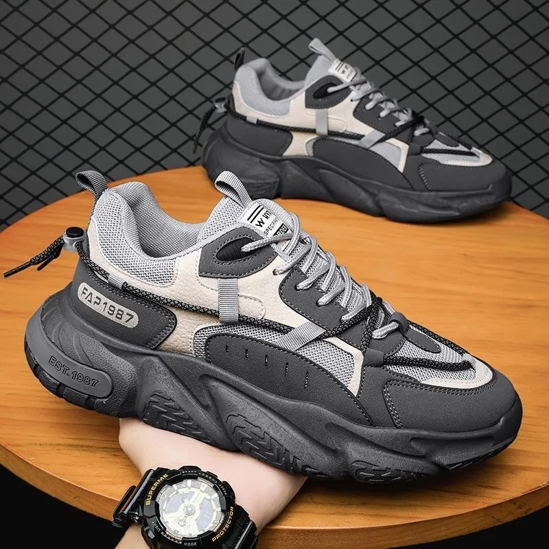 Mens Tennis Shoes 2024 New Casual Sports Shoes for Men Spring Autumn Men Breathable Wear-resistant Running Shoes Tenis Masculino