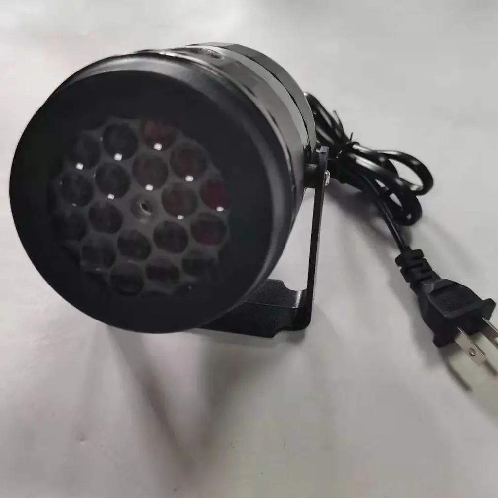 4 led natal 16 padrões dinâmicos natal super brilhante padrão girando lâmpada de projeção ao ar livre indoor