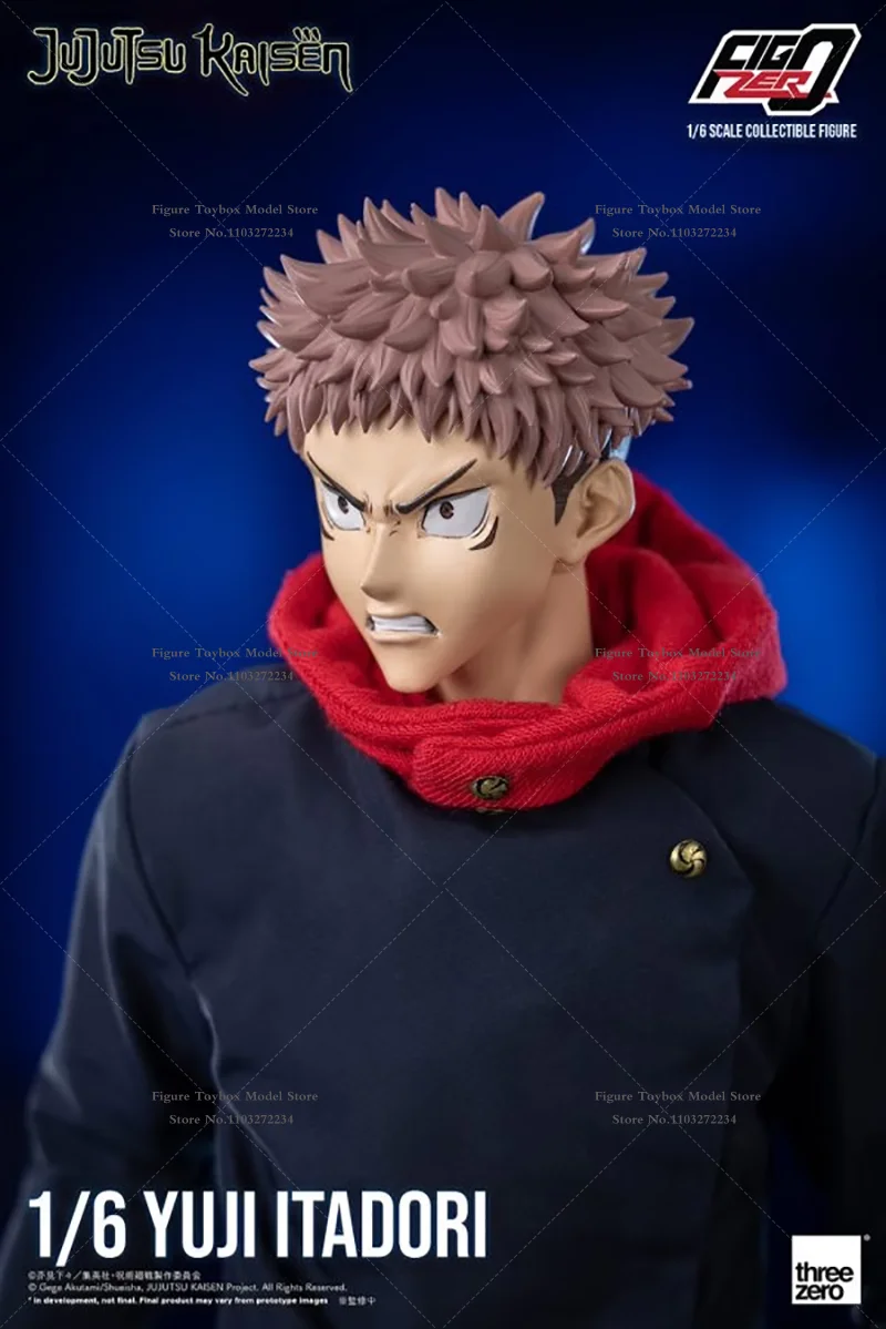 Threezero 3Z03740M0 1/6 Itadori Yuji Delicate Action Figure Jujutsu Kaisen Anime Boy Simulation 12