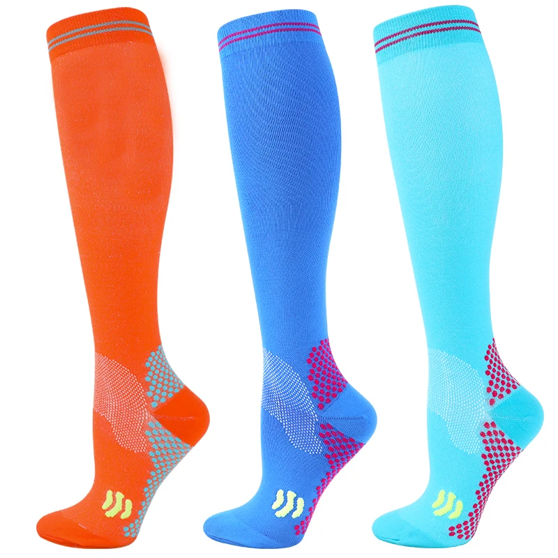 1/3 Pairs Dropship Kompression Socken Krampfadern 20-30 Mmhg Männer Frauen Socken Für Laufen Radfahren, fußball Fußball Strümpfe – Detail 18