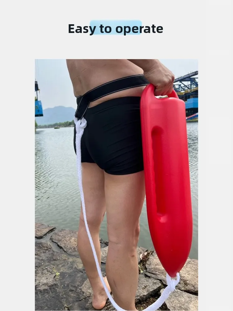 Inflatable Open-Water Swim Safety Buoy – High-Visibility Tow Float with Adjustable Waist Belt for Swimming, Wild Swimming, Triathlon & Water Sports 2