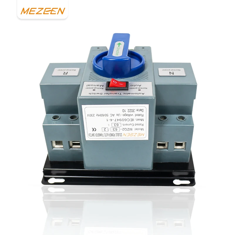 Imagem -02 - Interruptor de Transferência Automática Ats Poder Duplo Nível de cb Pólo 63 Amps Gerador Fornecedor Profissional de Fábrica