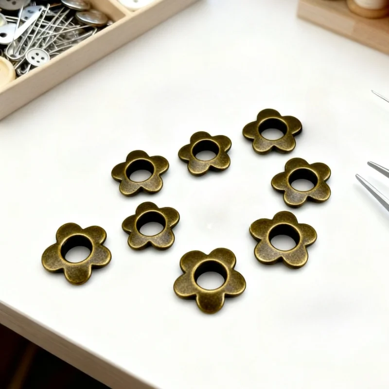 

202Pcs Bronze Eyelets, for Scrapbook Decor, Fade-Resistant, Exquisite Retro Craft Accessories