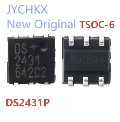 5-10/PCS DS2431P DS2431P+T TSOC-6 1-Kbit EEPROM memory chip In Stock