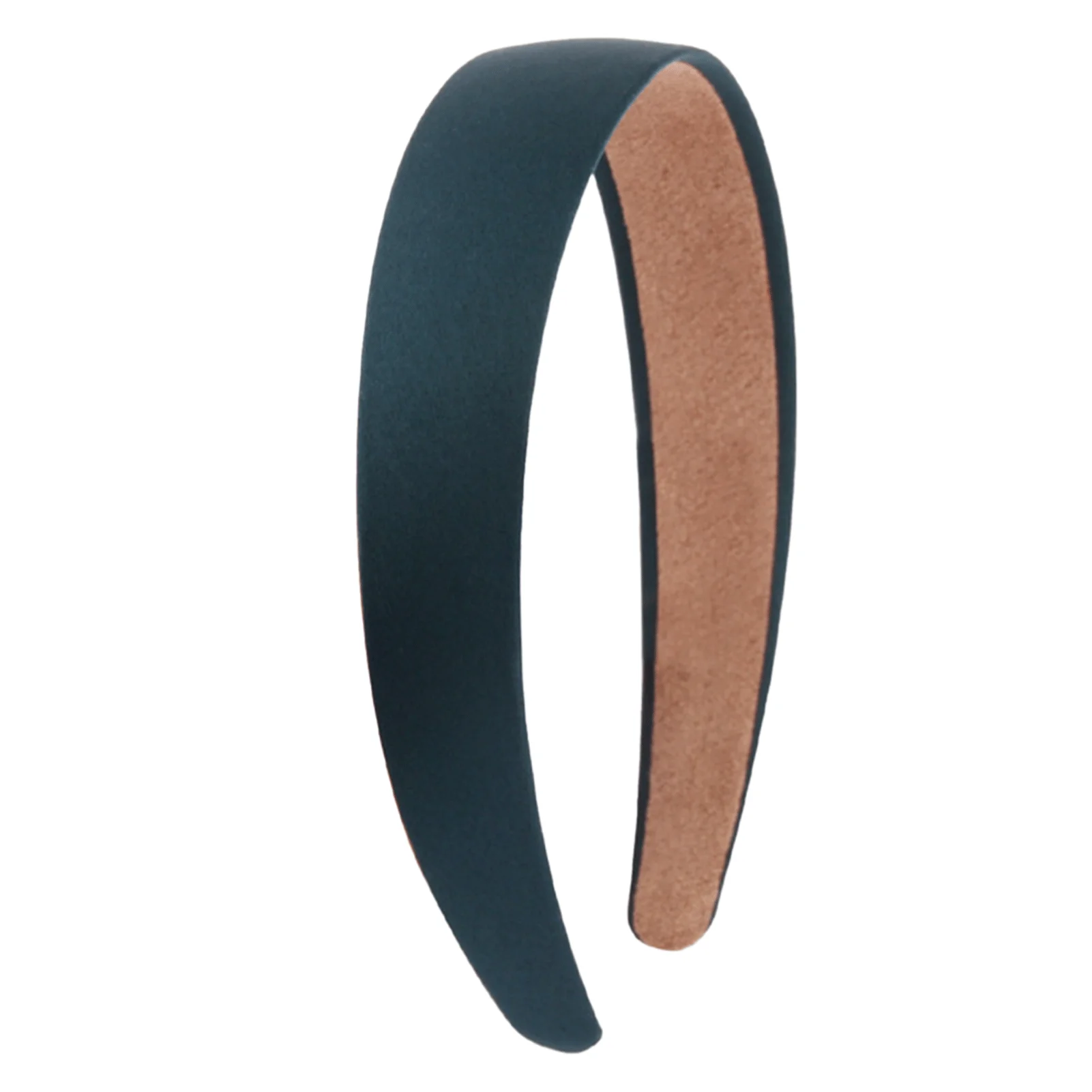 Buntes Satin-Stirnband, 2,5 cm, hartes, rutschfestes Stirnband, DIY-Haarbänder, schlichte Satin-Stirnbänder für Frauen, 21 Farben – Detail 19