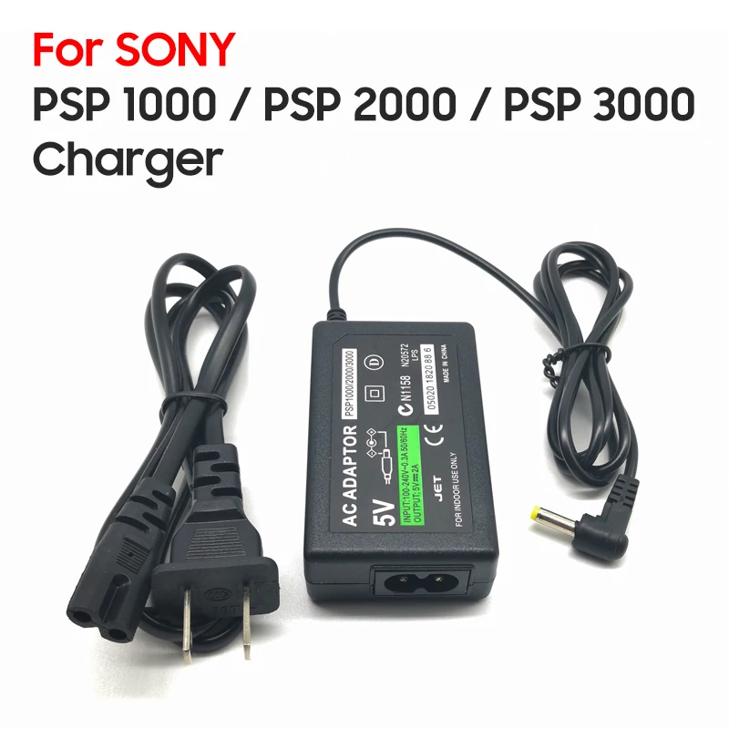 For PSP charger 5V AC Adapter Home Wall Charger Power Supply Cord for Sony PSP PlayStation 1000 2000 3000 EU US plug