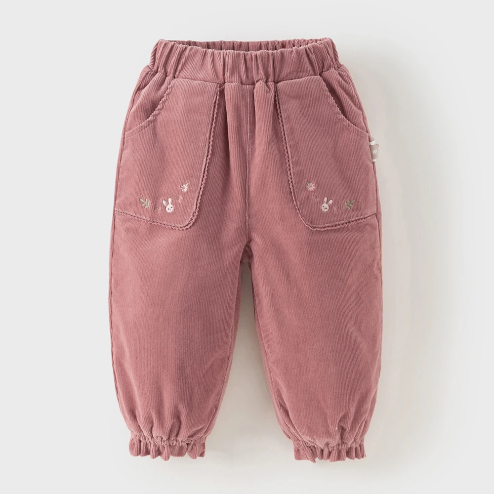 ديف بيلا الأطفال سراويل قطنية الخريف الشتاء الفتيات رشاقته أفخم السراويل سروال قصير ملابس خارجية ملابس الأطفال DB4254163