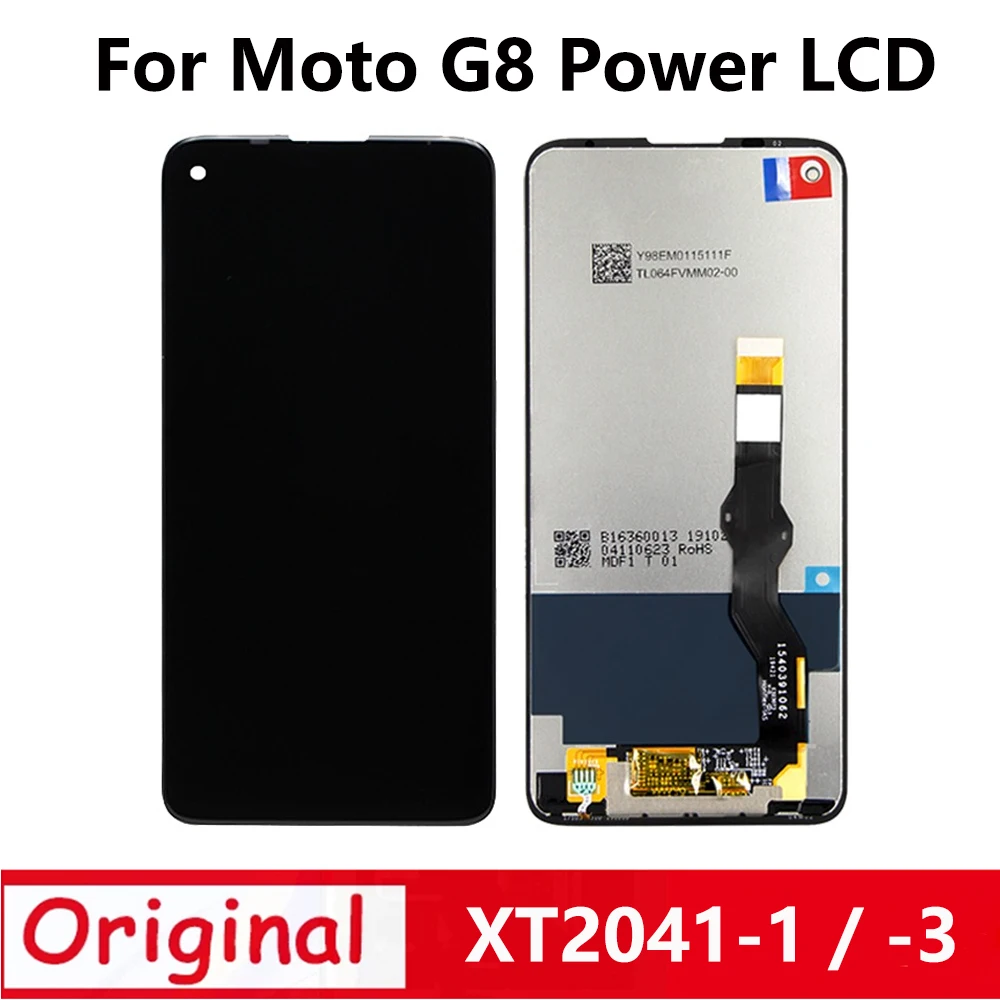 Original Display For Motorola Moto G8 Power LCD XT2041 XT2041-3 XT-2041-1 LCD Touch Screen Assembly For Moto G8Power LCD