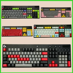 1 Full Set PBT Backlit Keycaps For Logitech Keyboard G610 G PRO X G512C Frosted Key Caps GX Switches Keycap